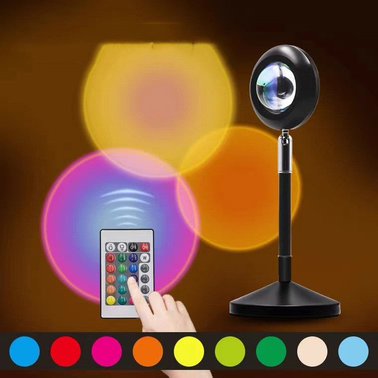 LED Sunset Projector Lamp – Instant Cozy Room Glow